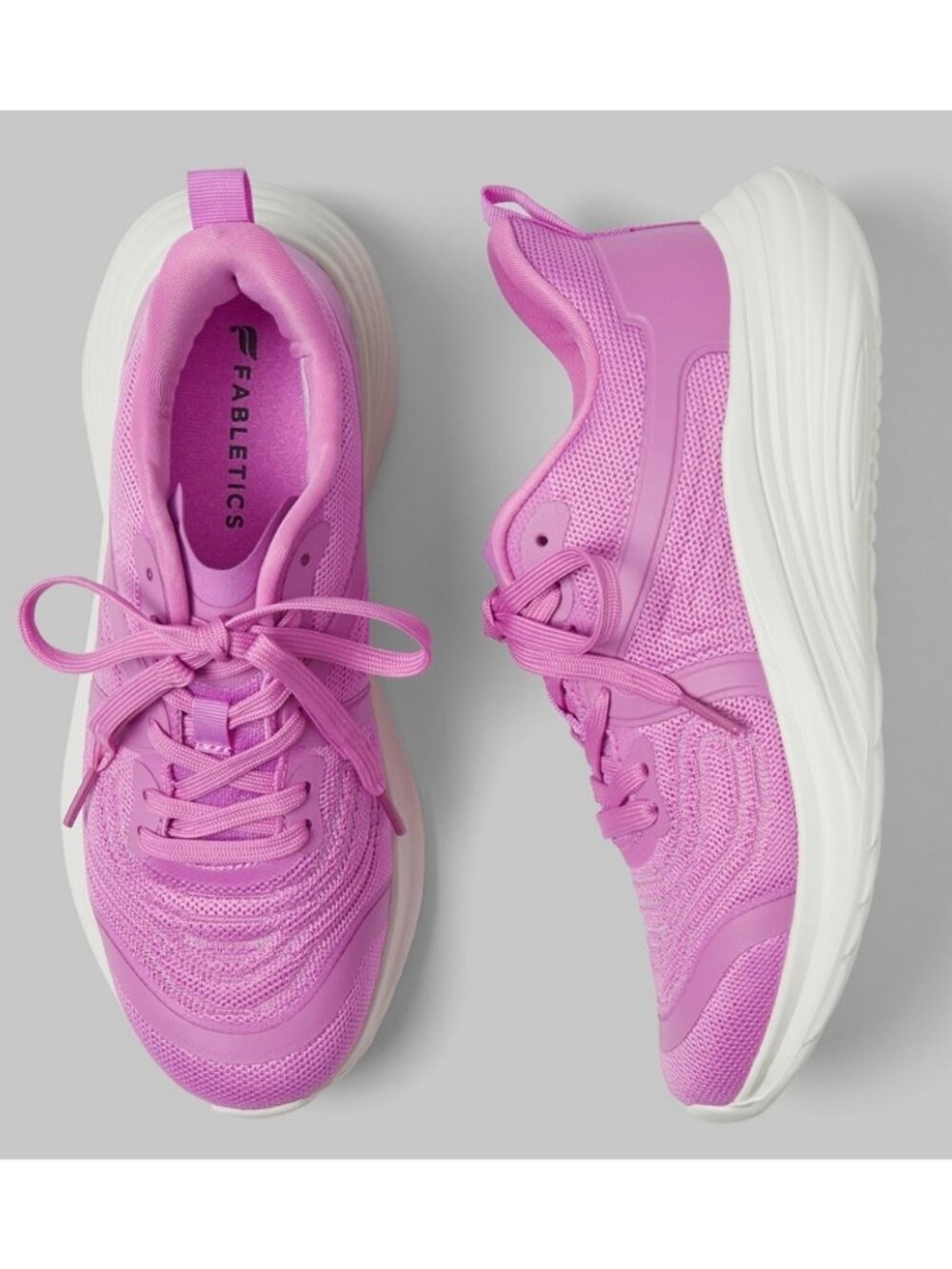 Fabletics Performance Sneakers Electric Orchid Comfort Meets Style Size 8.5